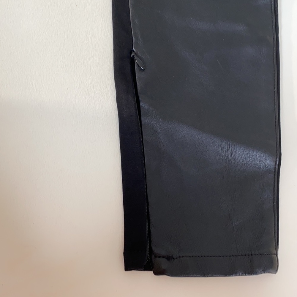 NWOT!Banana Republic Sloan Fit Faux Leather Jeans - Picture 8 of 8